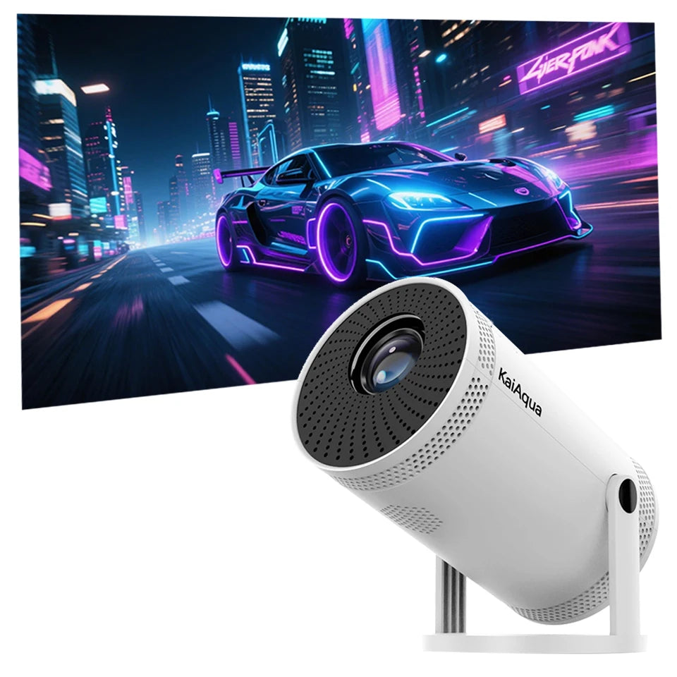 2025 4K HD Portable Projector 260 ANSI Lumens 5G WiFi Bluetooth Support 1080P Home Cinema Theater Movie Mini Projectors FY300