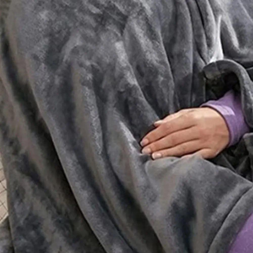 USB Electric Heated Blanket 3 Heating Levels Fleece Heated Blanket Portable Heating Lap Blanket for Household and Office