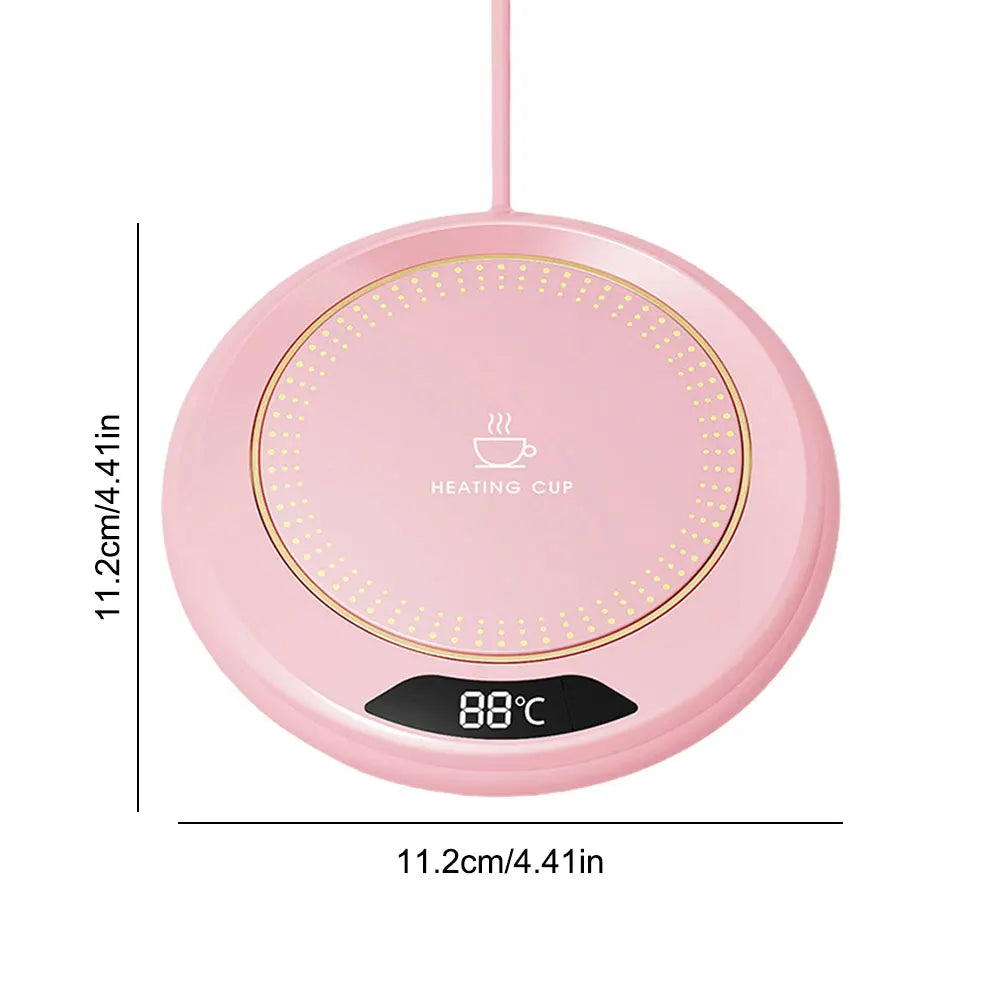 USB Coffee Mug Warmer 3 Temperature Setting Electric Beverage Warmer Coffee Warmer Plate for Hot Coffee Tea and Milk