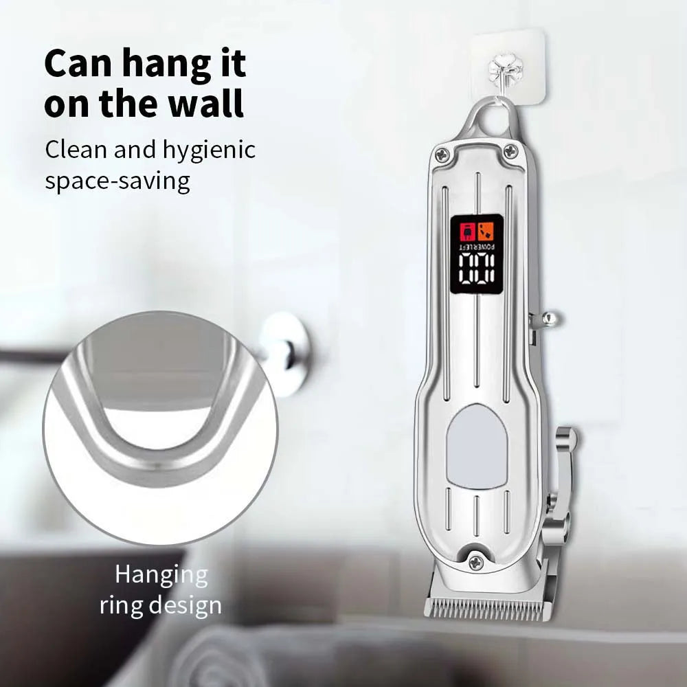 Professional Hair Clipper and Trimmer Set Men Electric Razor Shavers Beard Trimmer Rechargeable Barber Clippers Haircut Kit