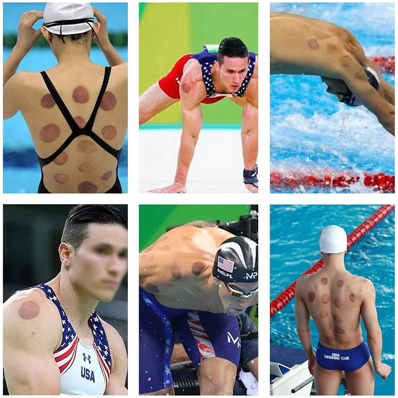 6or24  Pieces Suction Cups Massage Vacuum Cupping Body Massager Plastic Vacuum Suction Therapy Cupping Set Cans for Massage