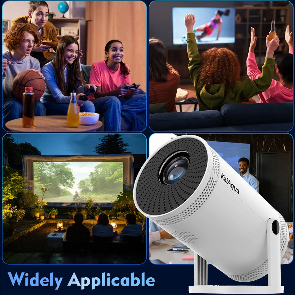 2025 4K HD Portable Projector 260 ANSI Lumens 5G WiFi Bluetooth Support 1080P Home Cinema Theater Movie Mini Projectors FY300