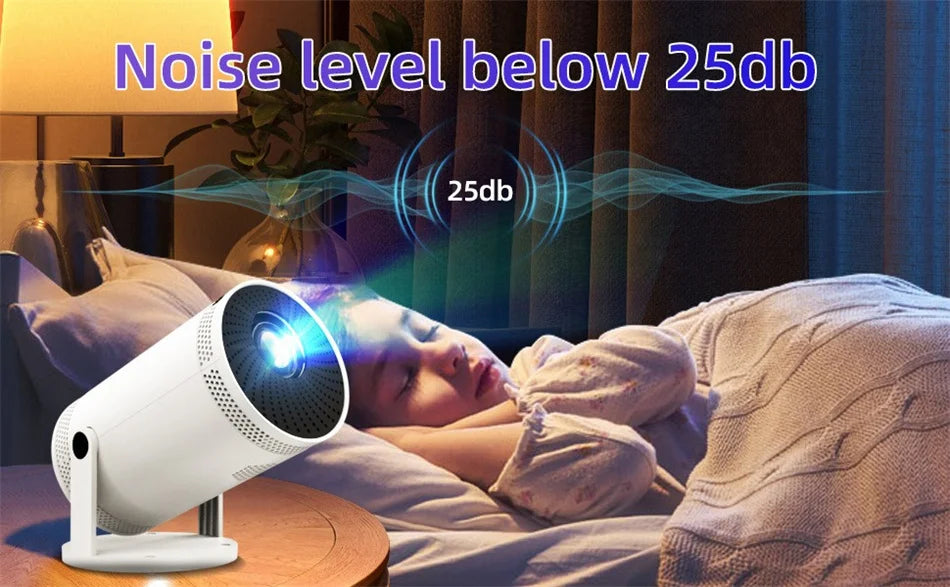 2025 4K HD Portable Projector 260 ANSI Lumens 5G WiFi Bluetooth Support 1080P Home Cinema Theater Movie Mini Projectors FY300