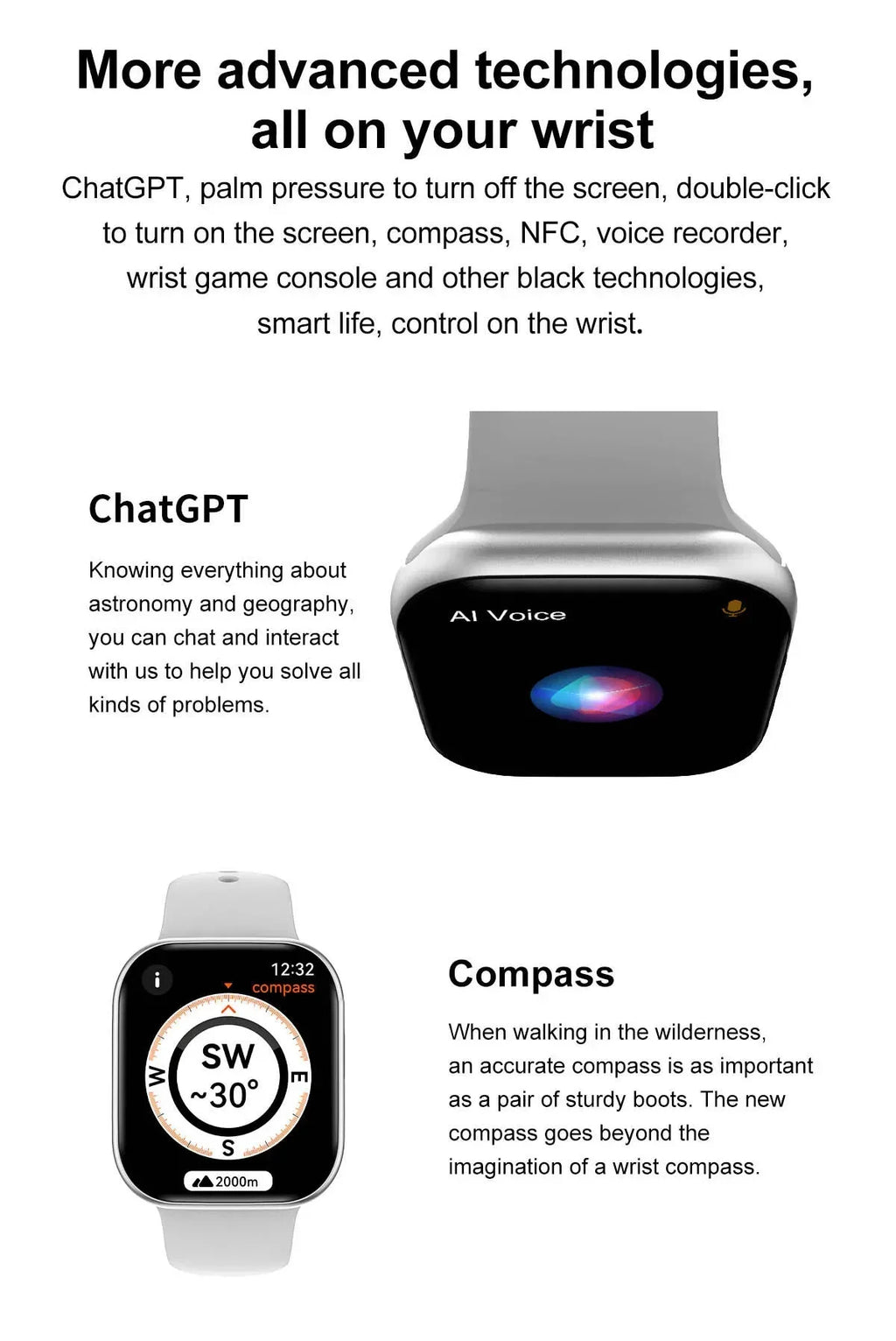 2026 New Original for Apple DT Watch 10 Smart Watch Men AMOLED 4GB Memory Music 3D Surround BT Call Waterproof smart watch Woman