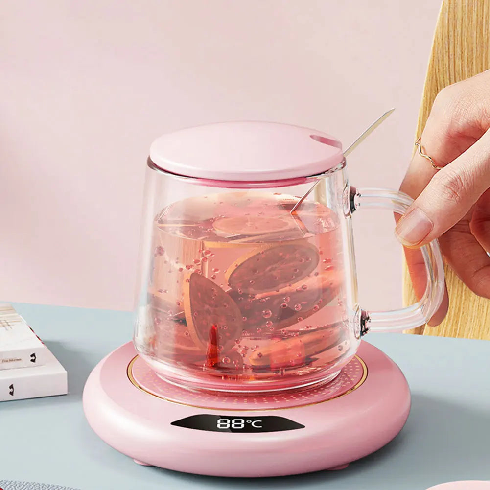 USB Coffee Mug Warmer 3 Temperature Setting Electric Beverage Warmer Coffee Warmer Plate for Hot Coffee Tea and Milk